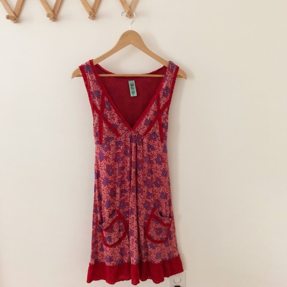 Free People Dresses & Skirts - Free People | V Neck Floral Lace Pocket Dress